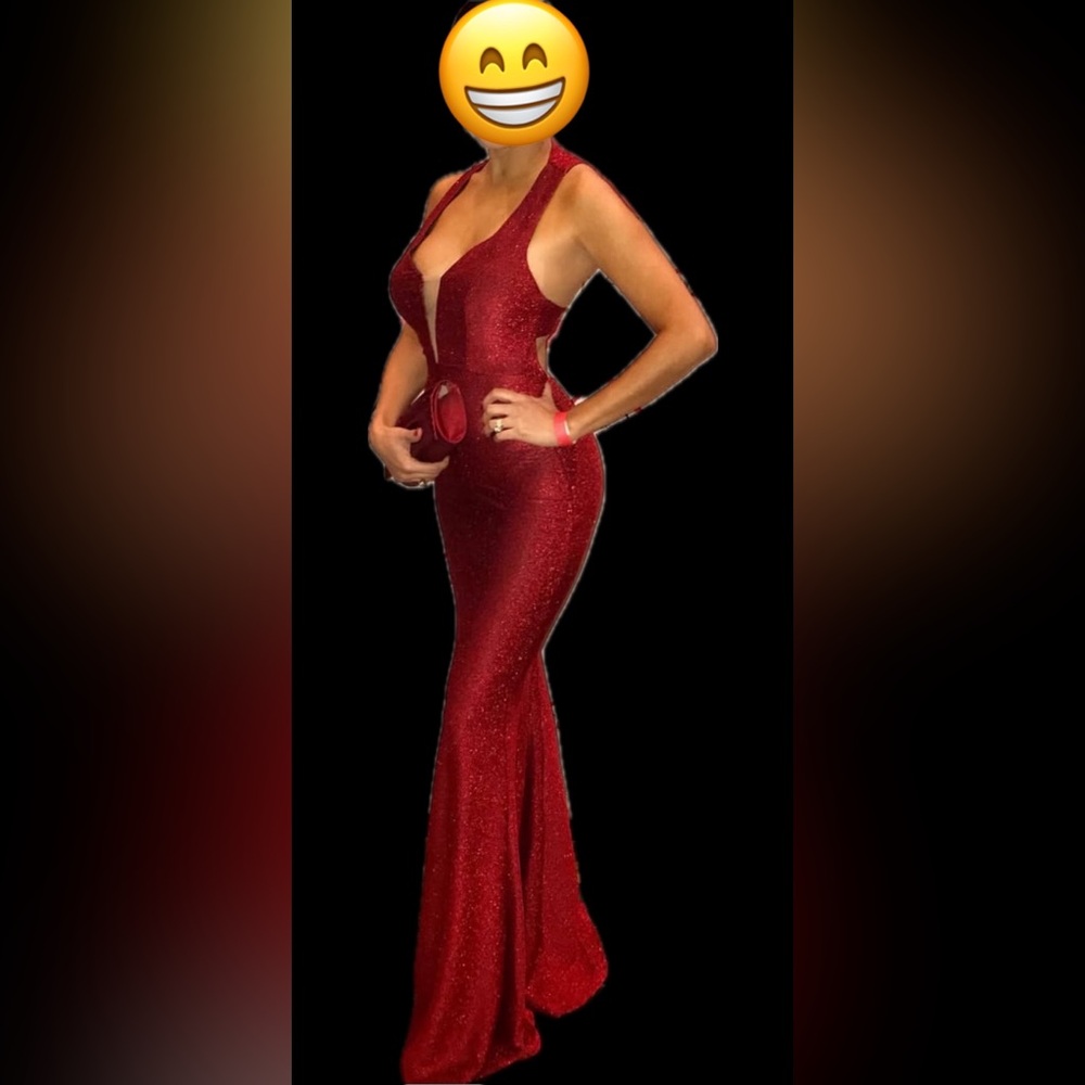 Elegant Red Evening Gown